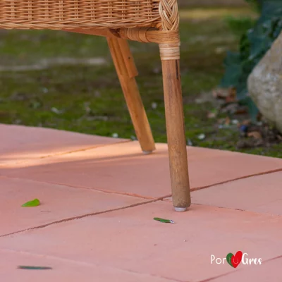 Chão Vermelhão para jardim